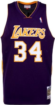 Mitchell & Ness Paarse Lakers Shaquille ONeal Jersey - Heren - Fitness - Paars - L - Fitness