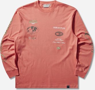 Carhartt Work in Progress Audio Archives WIP Longsleeve T-Shirt Orange