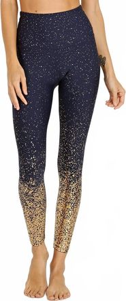 Beyond Yoga High Waist Midi Legging In Blues - Alloy Ombre