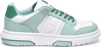 Tommy Jeans Schoenen, Dames, Wit, 42 EU, Leer, Tommy Jeans sneakers