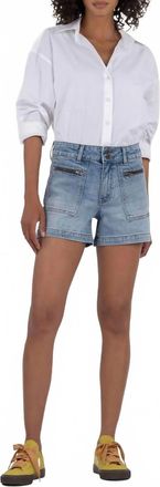 Kut from the Kloth Jane High Rise Short In Order Med Base