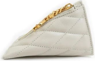 Saint Laurent Pre-owned Mini Bag - Dames - Vintage Mini Tas - Beige - ONE Size - Leer - Vintage