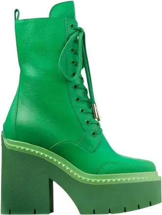 Jimmy Choo London x Pretty Guardian Sailor Moon Sailor Jupiter Boots 120, Brand Size 35 ( US Size 5 )