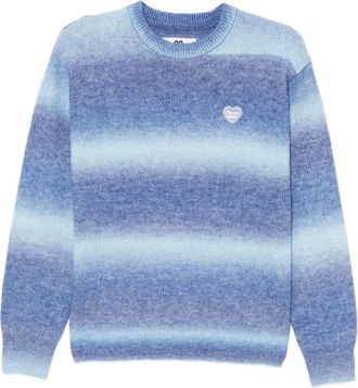 Chocoolate logo-embossed jumper - women - Acrylic/Polyester/Nylon/Wool - S - Blue