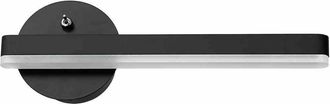 Milagro L&aacute;mpara De Pared Sydney 6w Led Negro Derecha