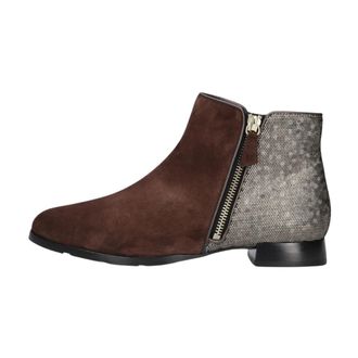 Hassia Madeira Enkellaarsjes - Dames - Enkellaarsjes - Bruin - 41 1/2 EU - Leer - Schoenen