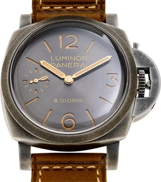 Officine Panerai Luminor 8 Giorni Hand Wind Mens Watch PAM01733