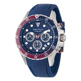 Nautica Mens Nst Stainless Steel And Silicone Watch Box Set