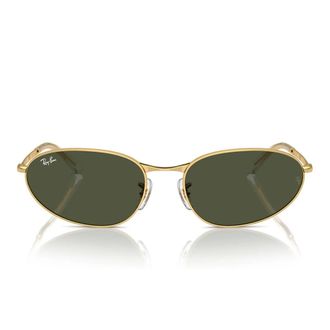 Ray-Ban Sunglasses Rb3734 001/31 Gold/Green Unisex