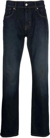 7 For All Mankind Jeans, Heren, Blauw, W38, Straight Jeans