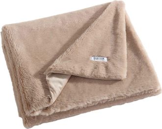 Kenneth Cole Faux Fur Throw Blanket in Beige at Nordstrom Rack