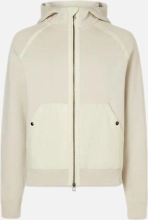 Belstaff Mens Belstaff View Hooded Full Zip Silver Birch - Size: 42