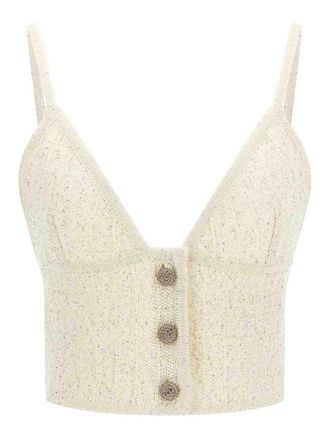 Alessandra Rich Sequin Top