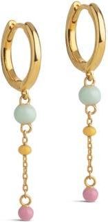 Enamel Copenhagen Lola Bold Hoops in Rainbow at Nordstrom