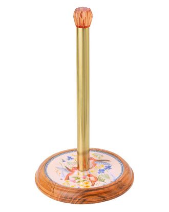 Tiramisu Songbird Garden Enamel Paper Towel Holder