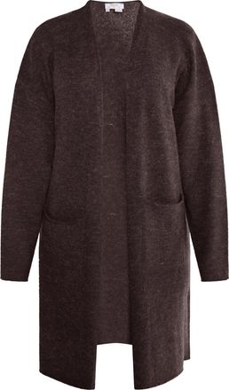 Usha Longcardigan Dames donkerbruin