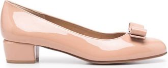 Ferragamo Vara Bow 35Mm Heel Pumps, Size 6 C