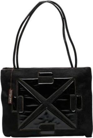 Bottega Veneta Pre-owned Shoulder Bags, female, Black, Size: ONE SIZE Pre-owned Vintage Shoulder Bag