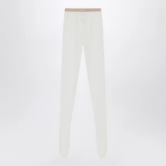 Valentino Garavani Ivory Lace Tights