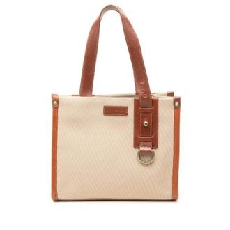 Burberry Bolso Tote de Lona Pre-owned - Pre-owned - Mujer - Beige - ONE SIZE