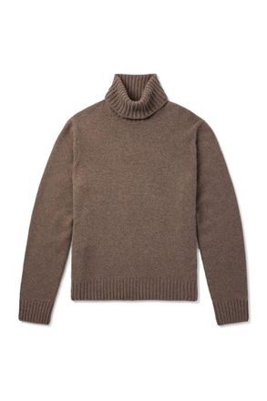 Loro Piana Parksville Baby Cashmere Rollneck Sweater