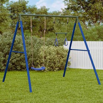 vidaXL Juego De Columpios De Exterior Con Columpio Y Trapecio Vidaxl