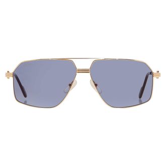 Cartier Brown Navigator Mens Sunglasses CT0270S 002 61