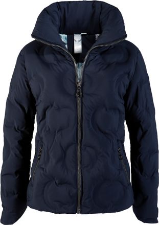 Deproc Steppjacke DEPROC ACTIVE GILMOUR MEGATE Women, Damen, Gr. 36 (S), blau (navy), 100% Polyester, figurbetont, mit innenliegendem Gummizug, Jacken Steppj