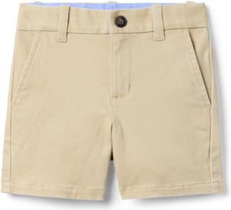 Janie and Jack The Twill Short in Beige at Nordstrom, Size 12-18M