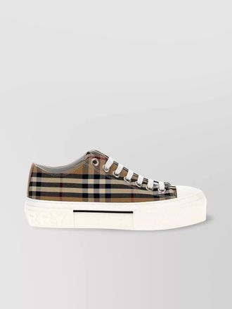 Burberry check low-top sneakers