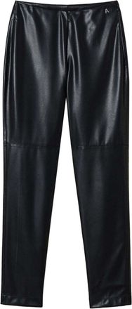 Twin-Set Leggings in pelle cruelty-free - Nero