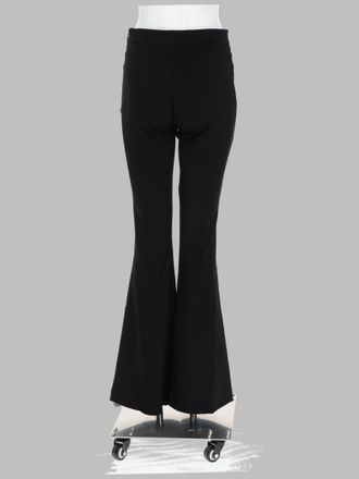 Versace Jeans Couture Womens Flared Viscose Trousers Black