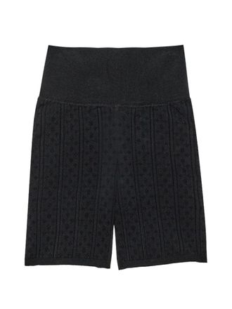 J.W.Anderson Perforated Knit Bermudas - Black