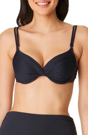Bleu Rod Beattie Kore Underwire Bikini Top in Black at Nordstrom Rack, Size 14