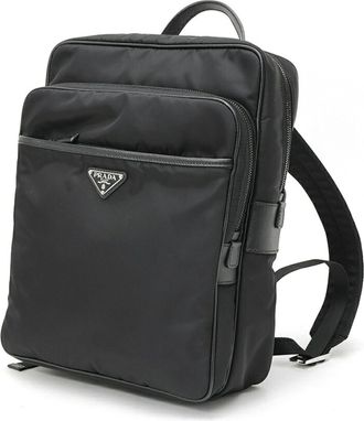 Prada Black Nylon Backpack (Pre-Owned)