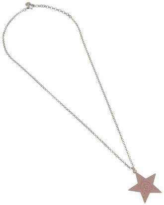 Gucci Silver Star Enamel Necklace