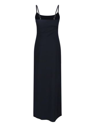 Coperni Cotton Slip Maxi Dress - Black