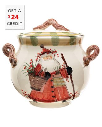 Vietri Vietri Old St. Nick Biscotti Jar With $30 Credit