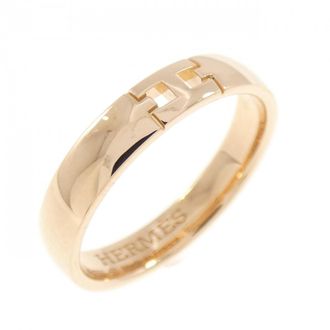 Herm&egrave;s Pink Gold (18K) Band Ring (Pre-Owned)