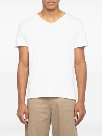 Zadig&Voltaire T-shirt con scollo a V - Bianco