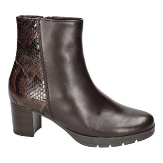 Gabor Corvara Boa Enkellaars - Dames - Schoenen - Bruin - Maat: 40 EU Zijde
