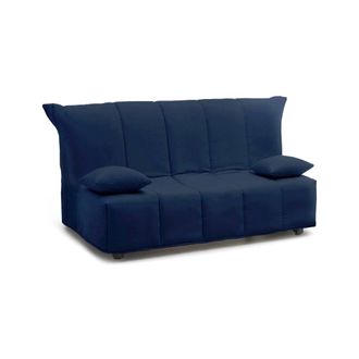 Talamo Italia Sofa Cama Alisee, Sof&aacute; De 2 Plazas, 100% Made In Italy, Sof&aacute; De Sal&oacute;n Con Apertura Trolley Con Apertura Trolley, En Tela Acolchada, Con Almohadas Incl