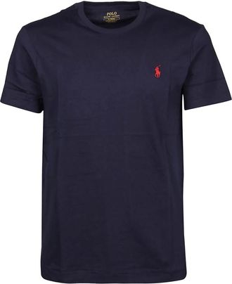 Polo Ralph Lauren Casual Katoenen T-Shirt - Heren - T-shirts - Blauw - M - Katoen - Tops