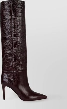PARIS TEXAS 85 stiletto crocodile knee boots