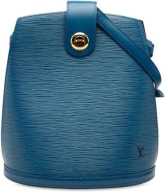 Louis Vuitton Pre-owned Bucket Bags, female, Blue, Size: ONE SIZE Pre-owned Vintage Bucket Bag