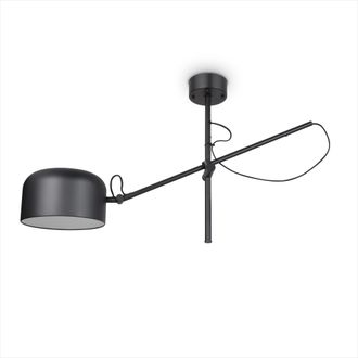 Paco Home Paco Home - Luminarias Led Suspensi&oacute;n Pie Techo Decoraci&oacute;n Sal&oacute;n Lectura Despacho E27 Negro, Luz De Techo - Negro