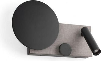 Faro Barcelona Faro klee - Integrated led Reading Light Wall Light Grey, 2700K