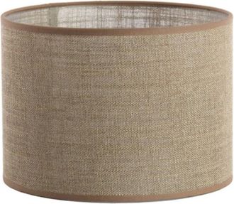 Light & Living Pantalla de lámpara - Caden - marrón - textil - - Light&living
