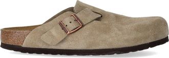 Birkenstock CLOG UNISEX BOSTON SUEDE TAUPE BIRKENSTOCK
