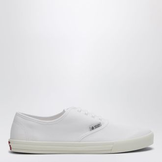 Prada Sneakers in tessuto drill bianca